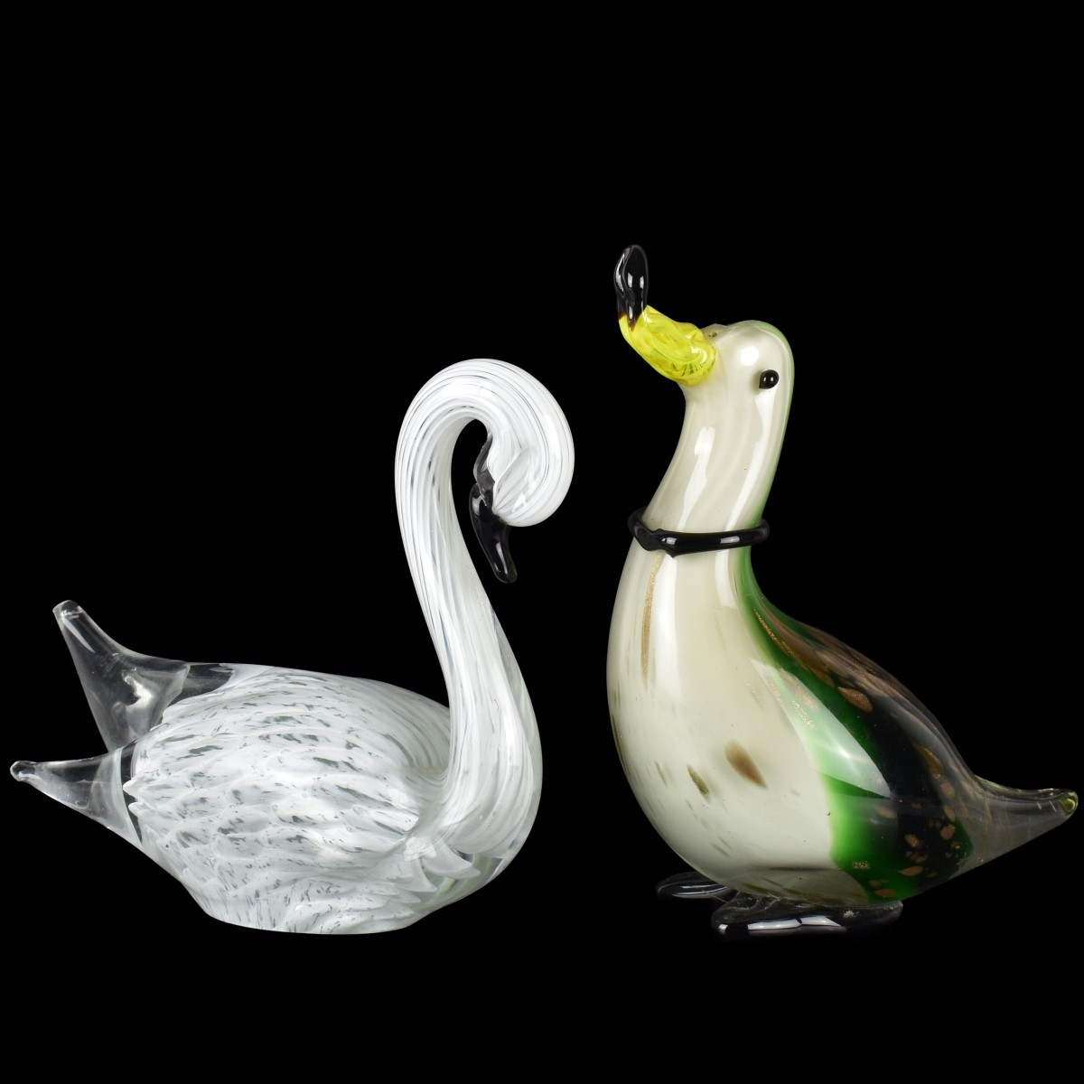Vintage Murano Glass Sculptures