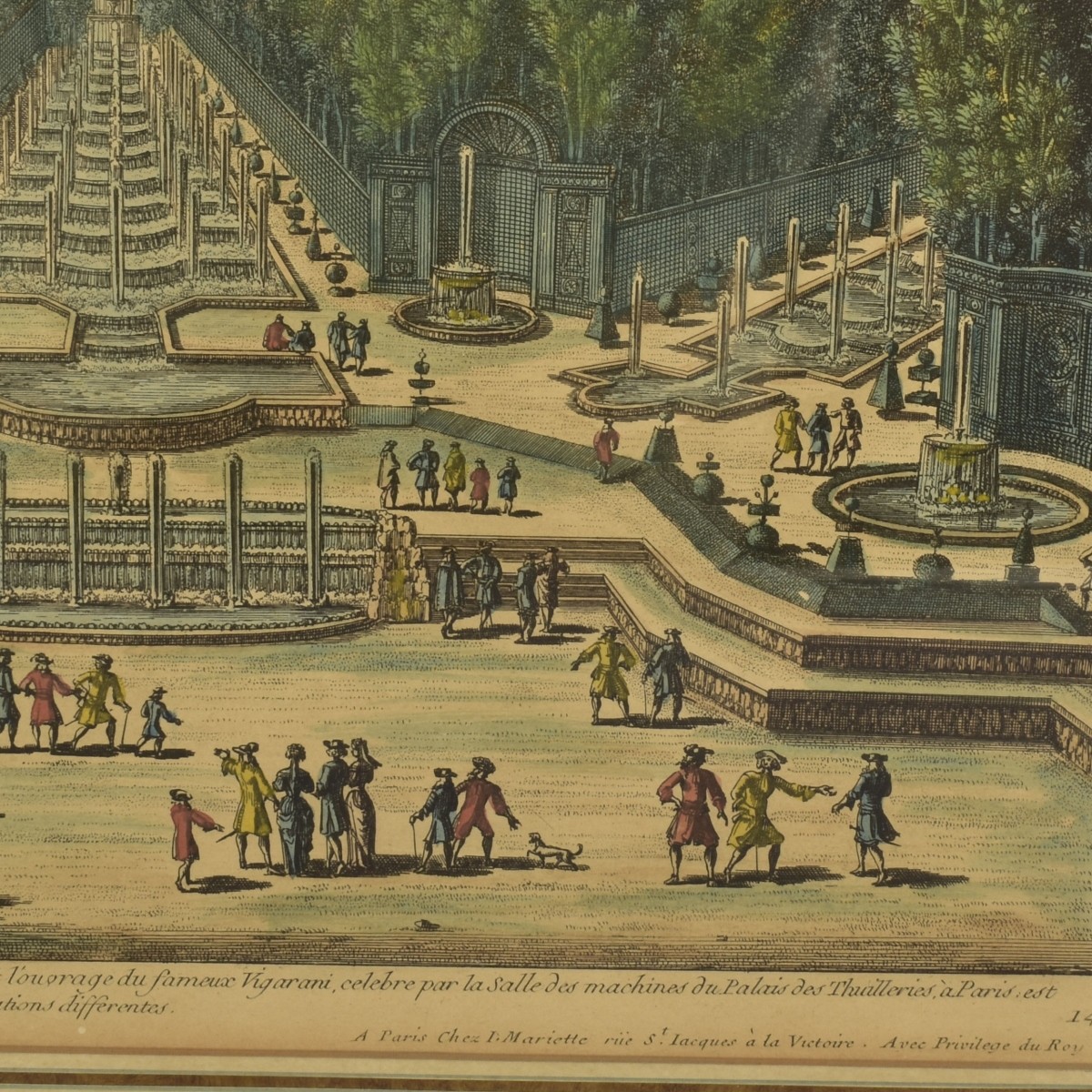 18th Century Versailles Garden Engravings