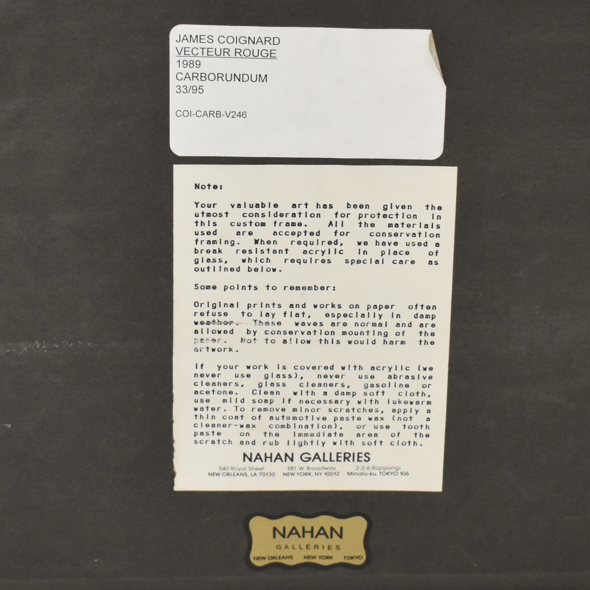 James Coignard, French (1925-2008)