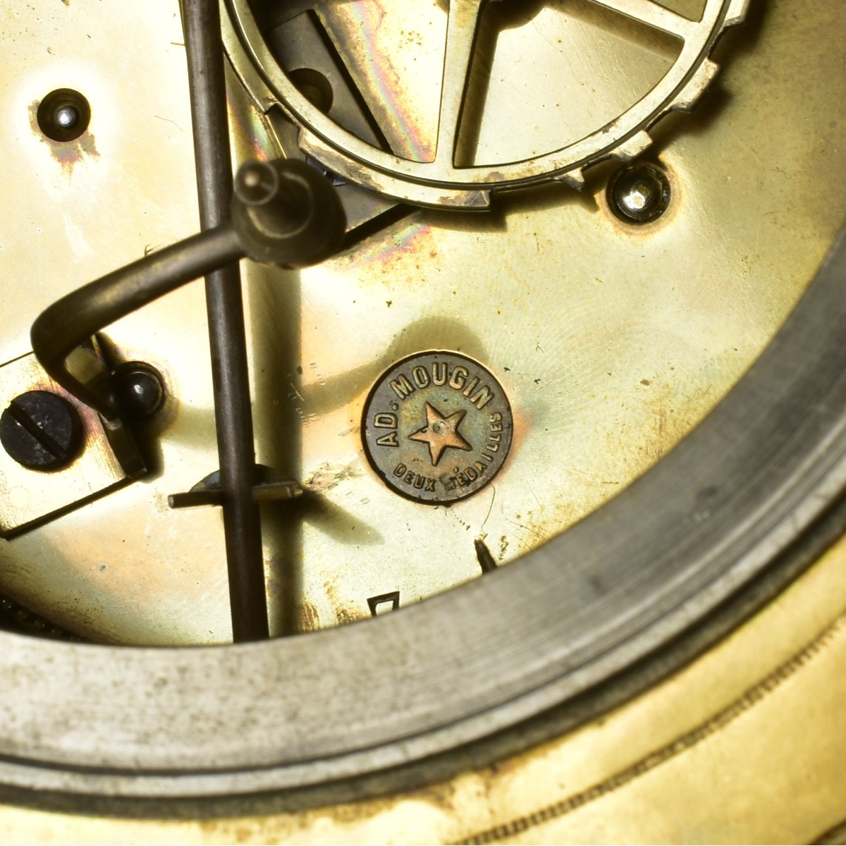 French AD Mougin Garniture Set