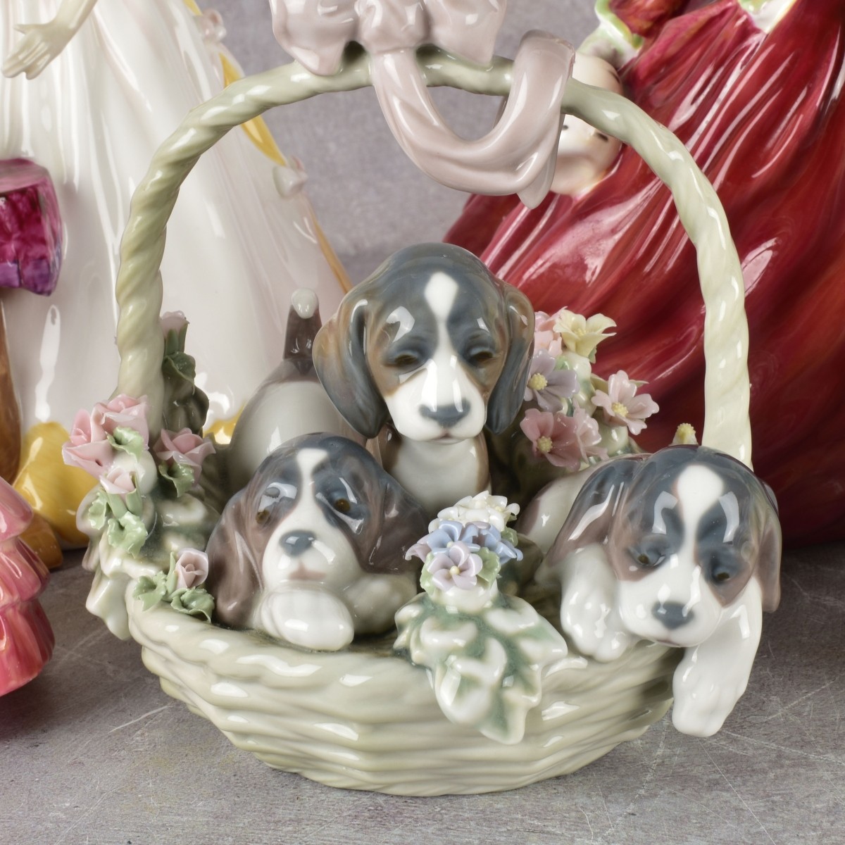 Lladro and Royal Doulton Porcelain Sculptures