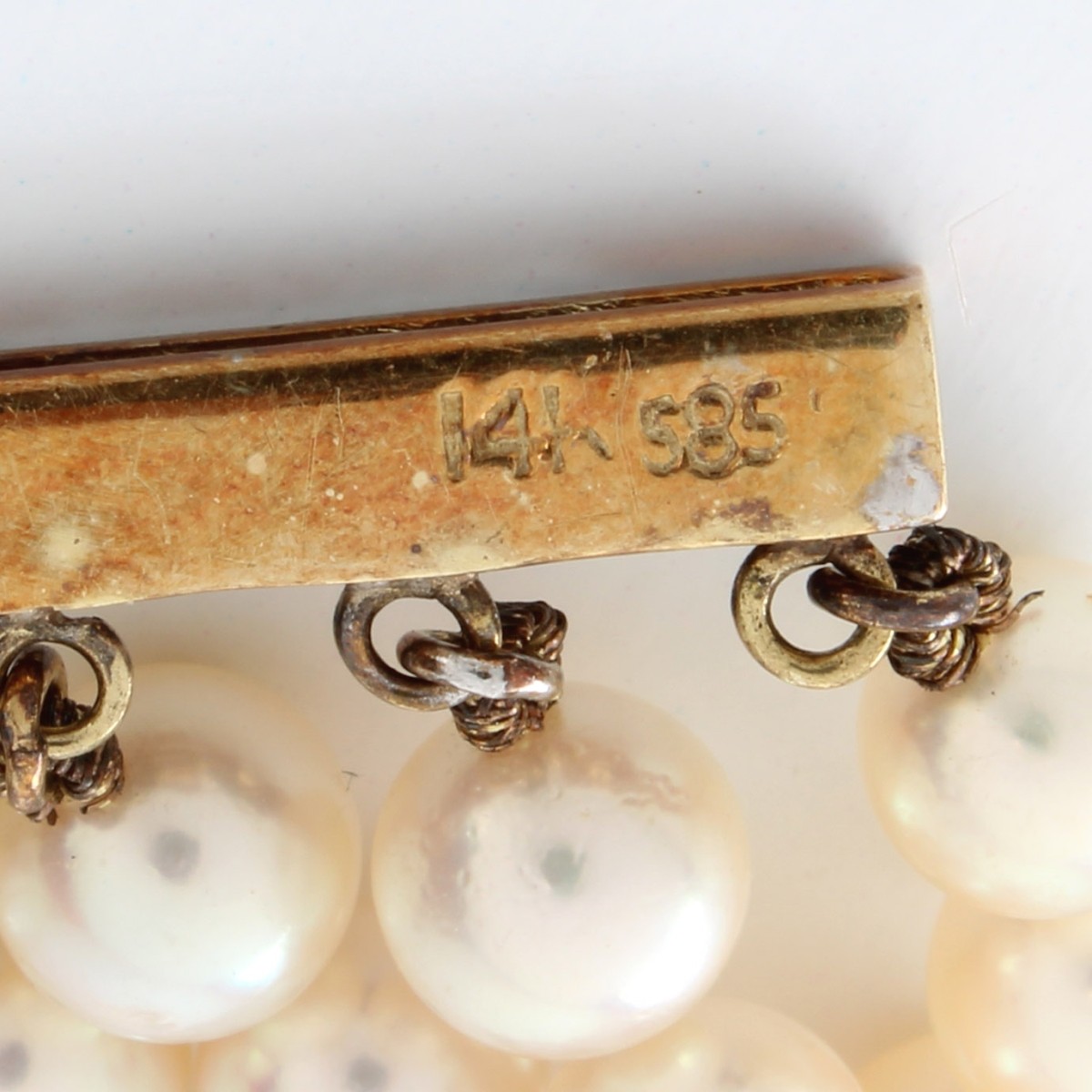 Pearl, Diamond and 14K Necklace