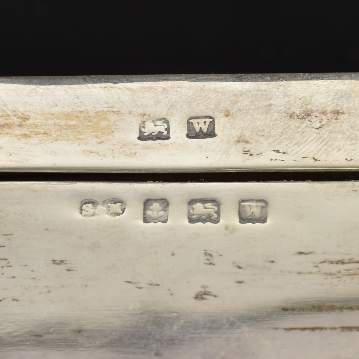 Birmingham Silver, MOP and Jade Box