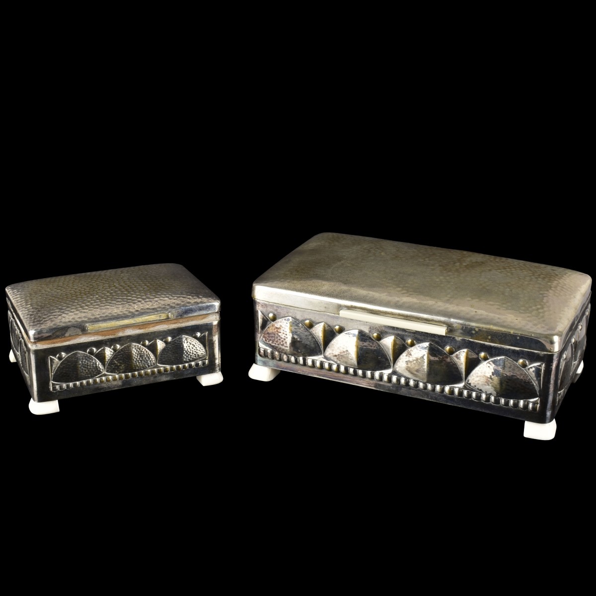 Art Nouveau German Desk Boxes