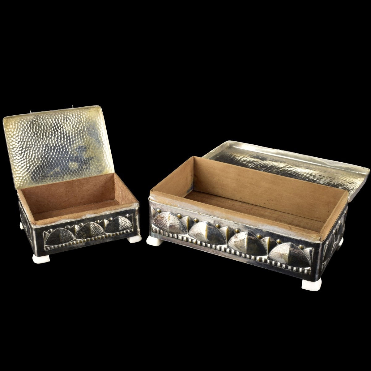 Art Nouveau German Desk Boxes