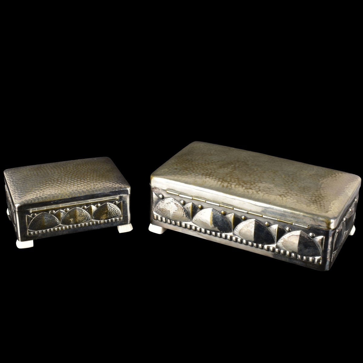 Art Nouveau German Desk Boxes