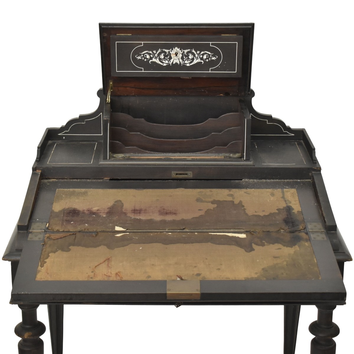 19th Century Ebonized Inlaid Cabinet