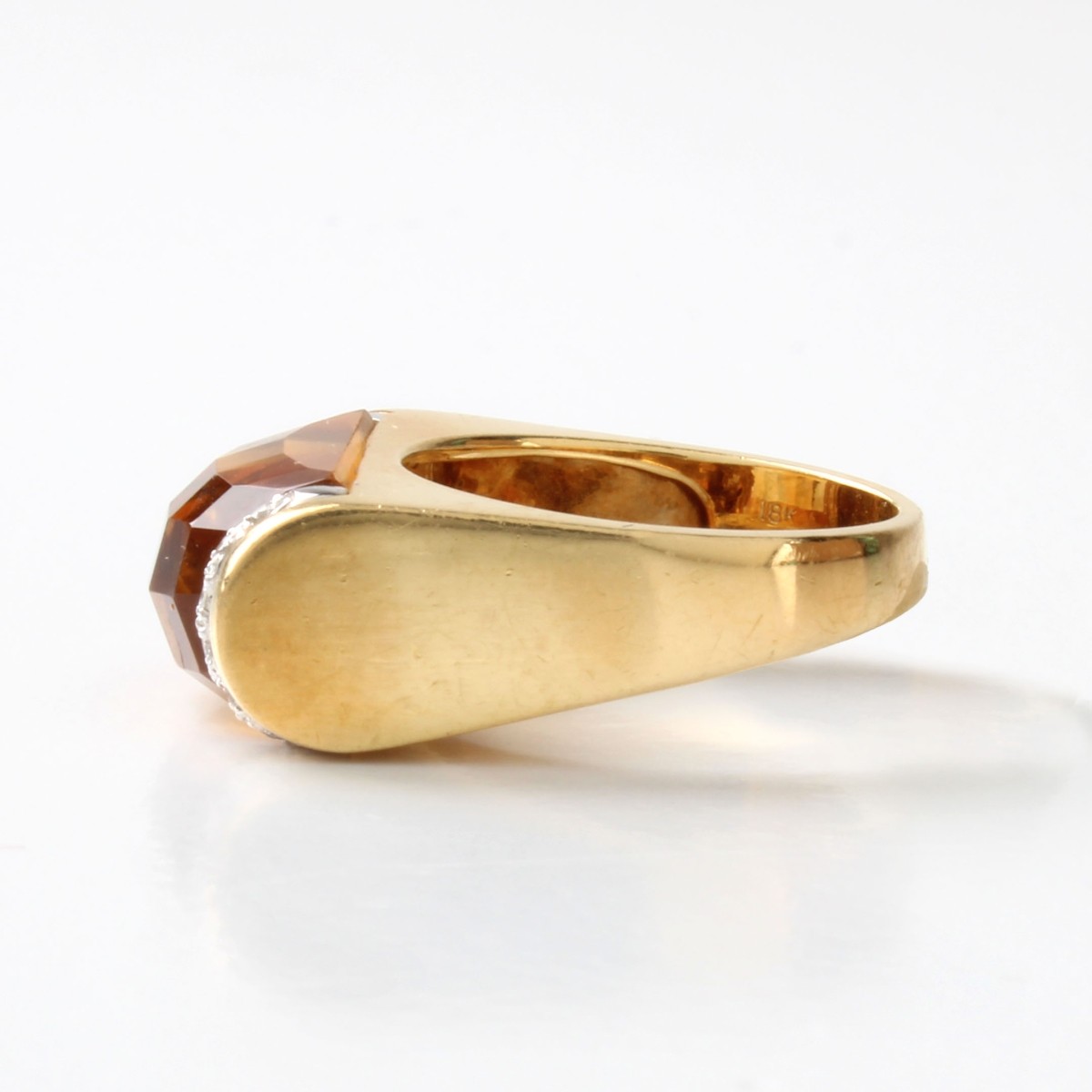 Bulgari 18K Tronchetto Ring
