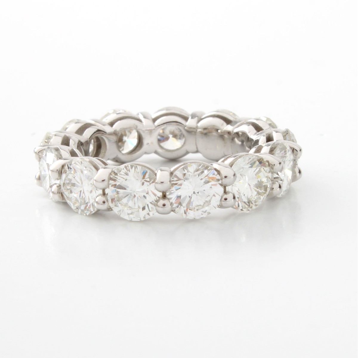 Diamond and 18K Eternity Band