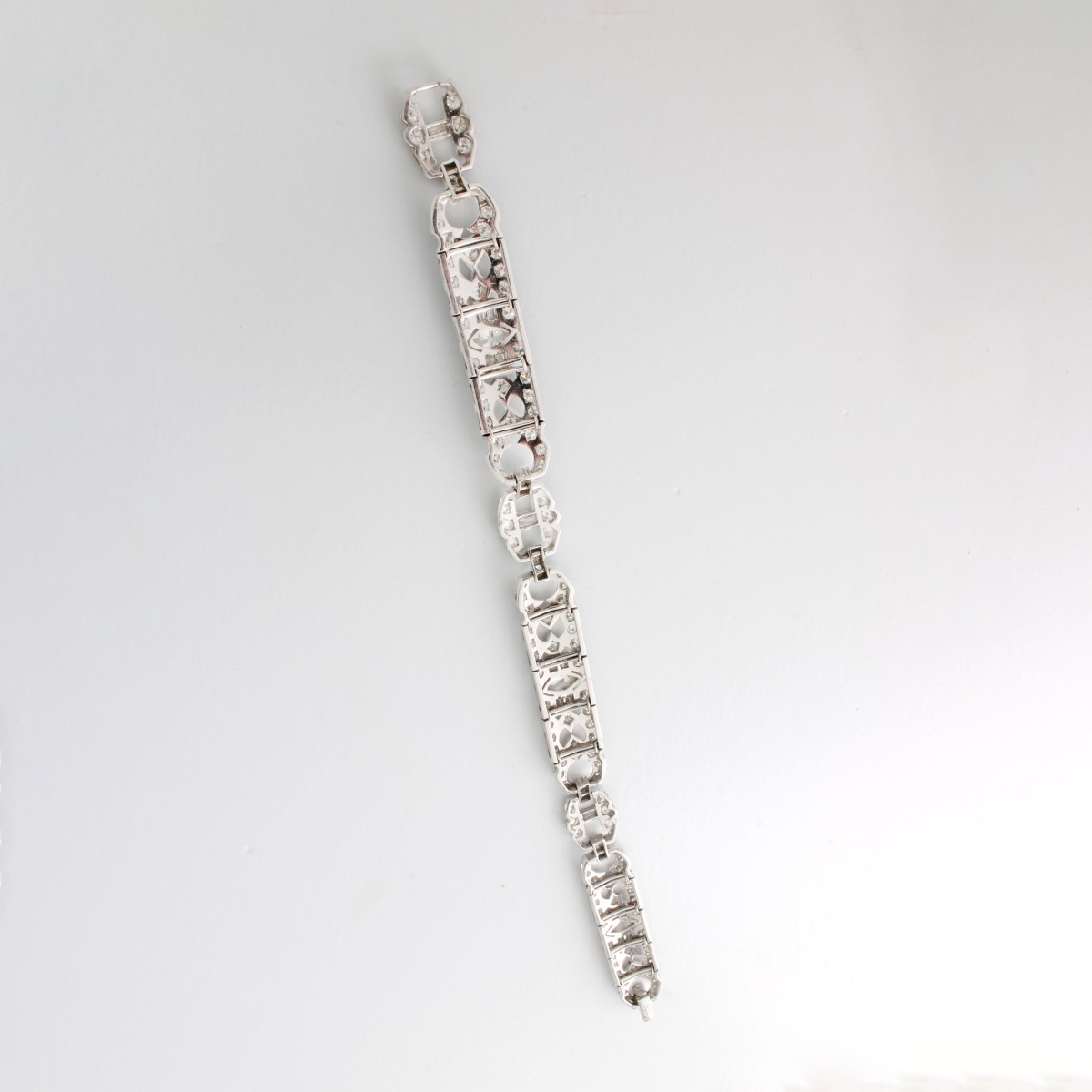 Deco Diamond and Plat. Bracelet