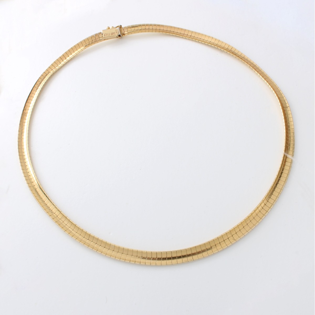 14K Omega Necklace