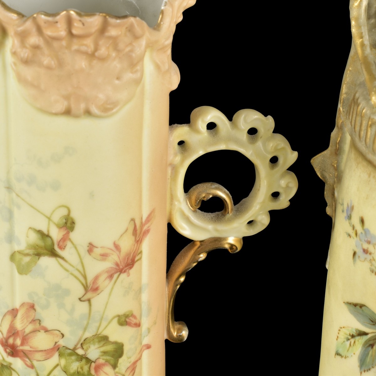 Art Nouveau German Porcelain Vases