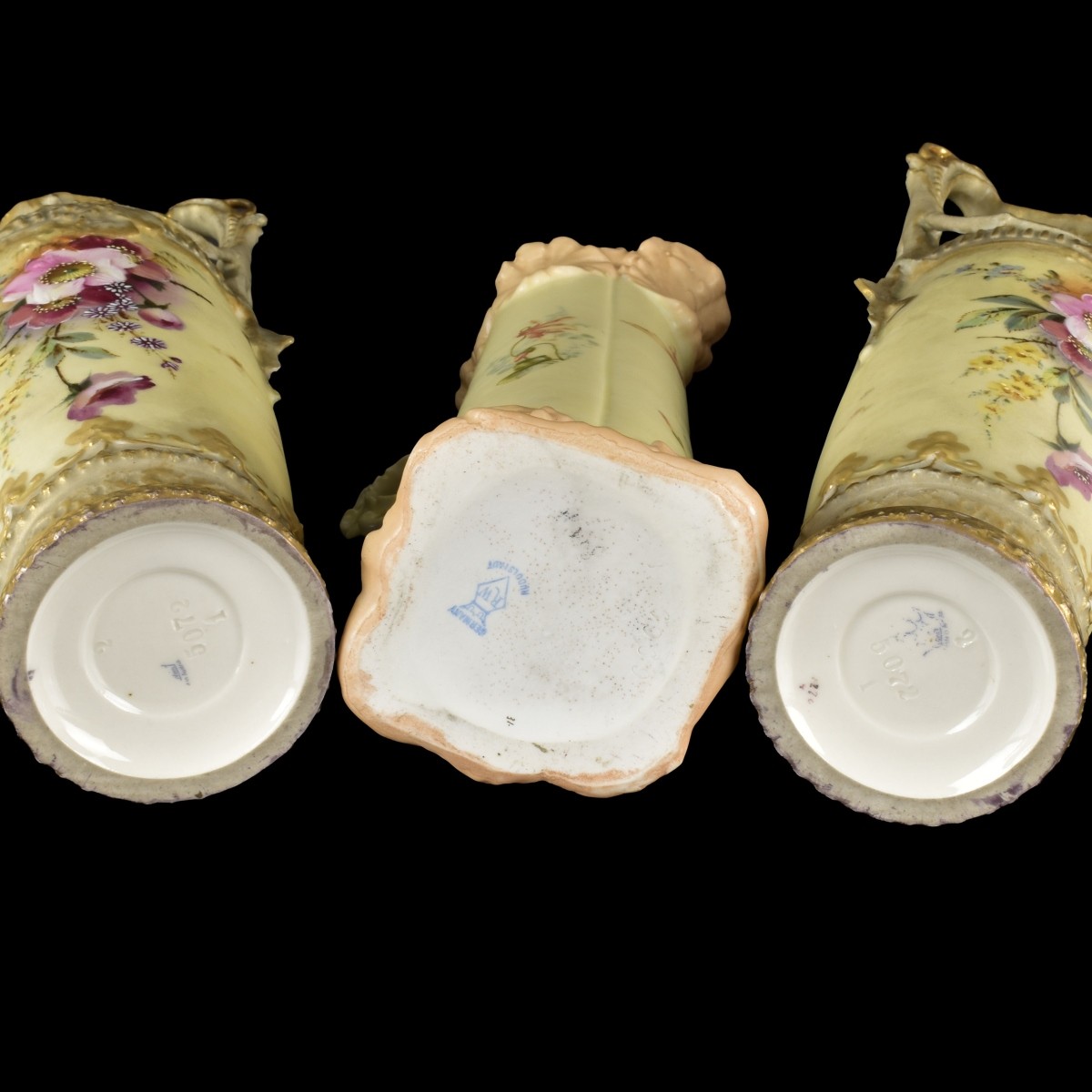 Art Nouveau German Porcelain Vases