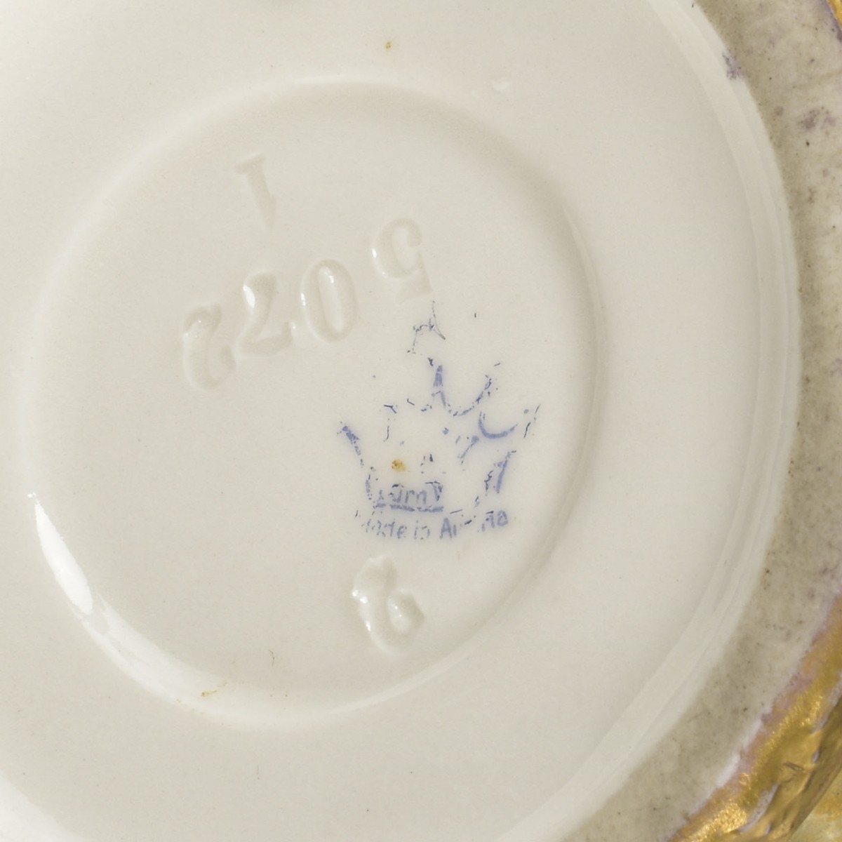 Art Nouveau German Porcelain Vases