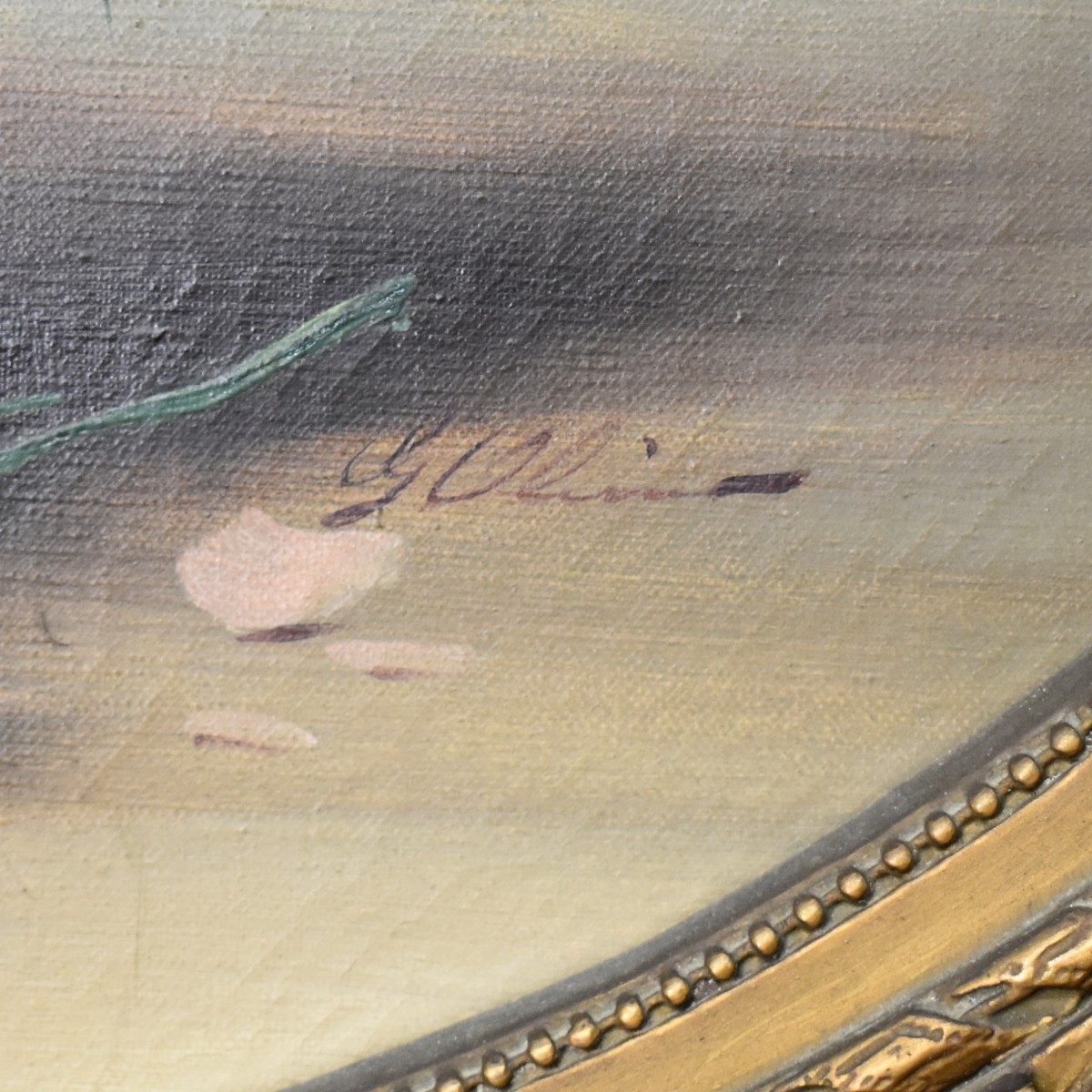 Antique French Style Trumeau Mirror