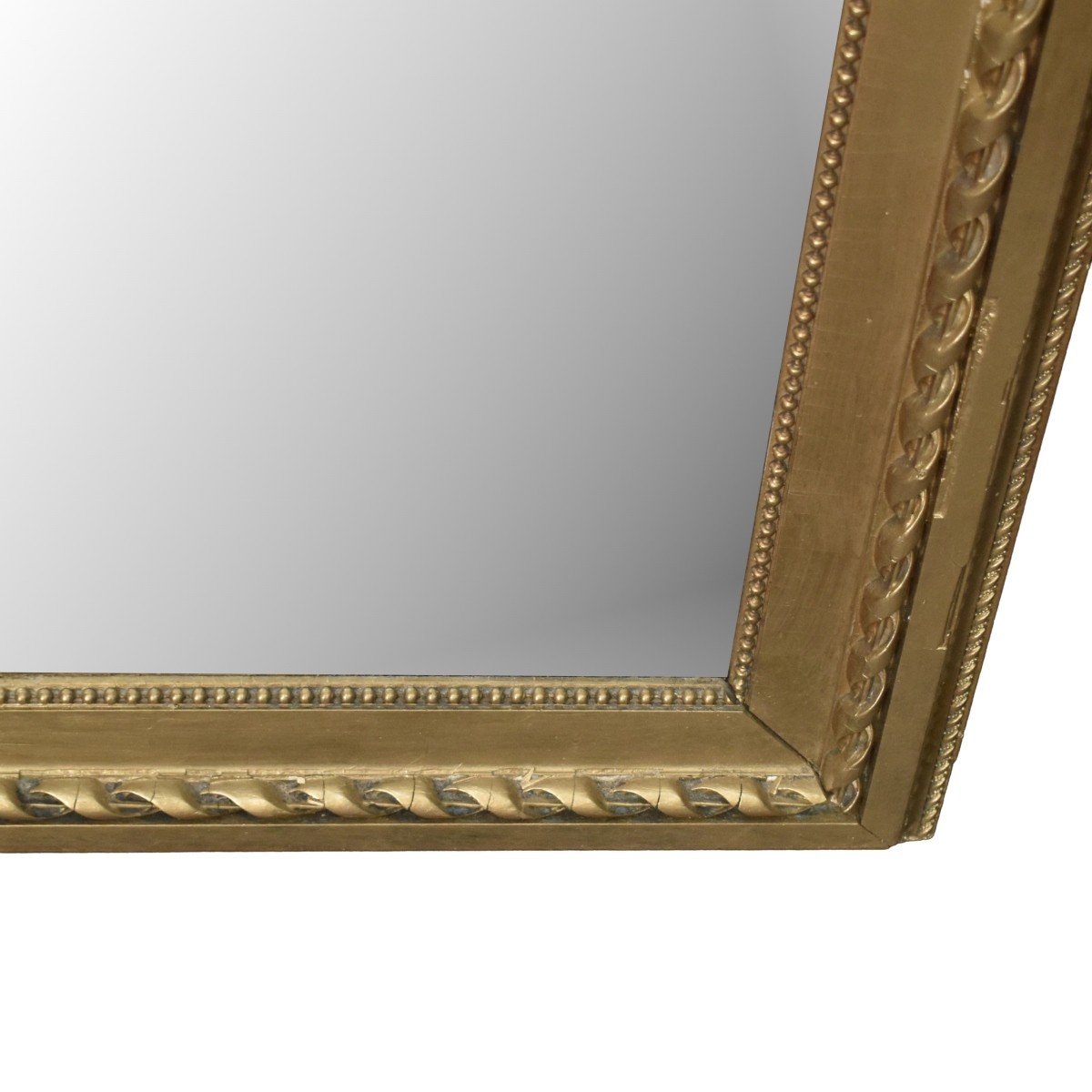 Antique French Style Trumeau Mirror