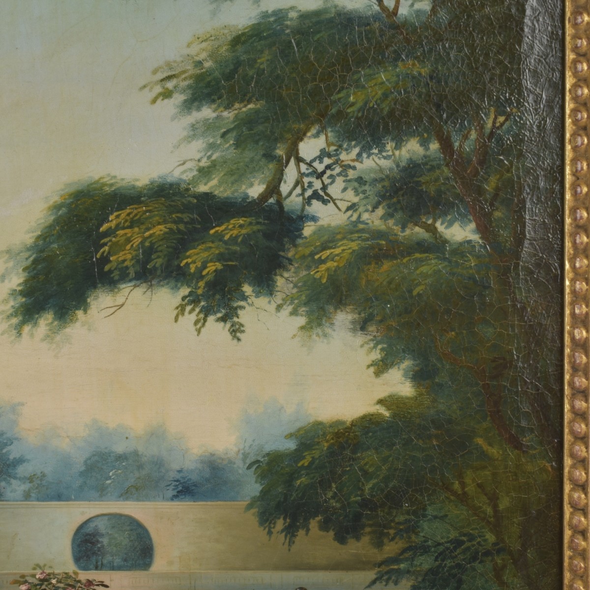 Chinese Export Oil on Canvas