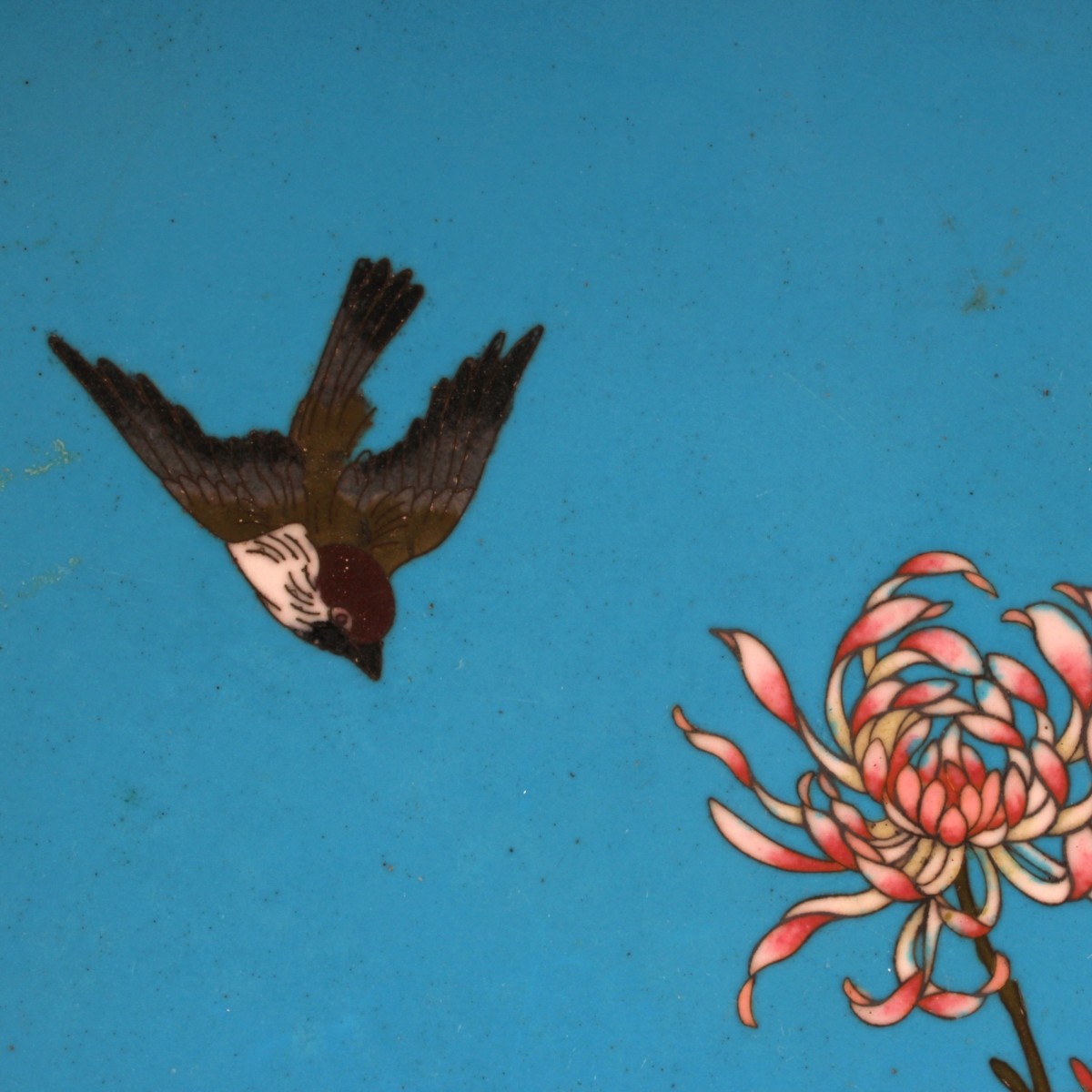 Japanese Bronze and Cloisonne Plates