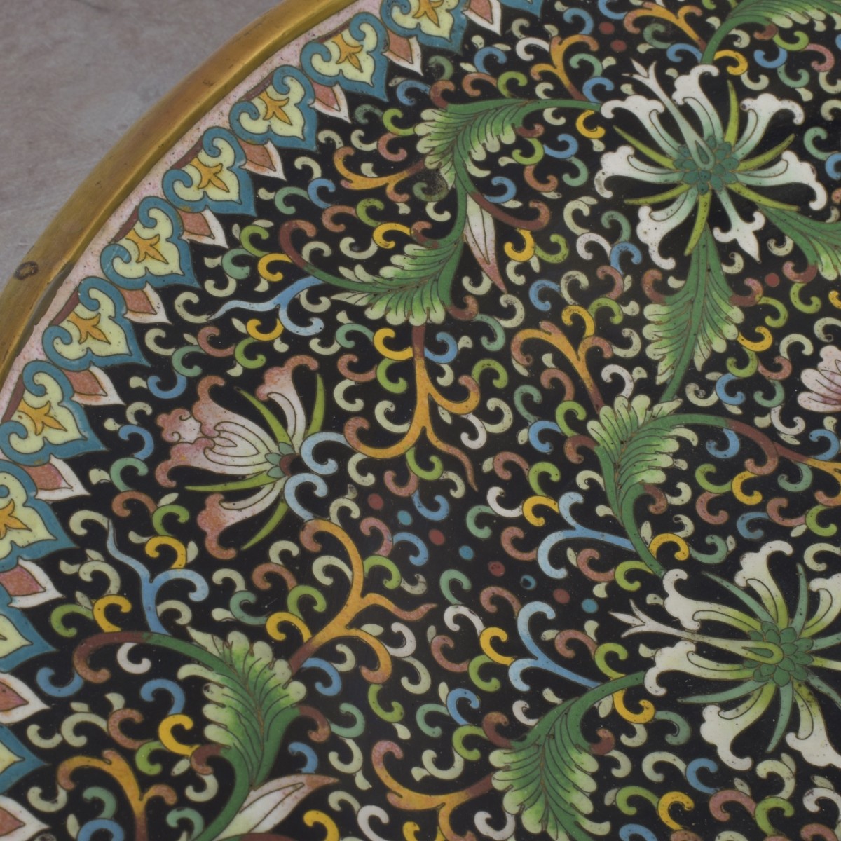 Large Cloisonne Platter