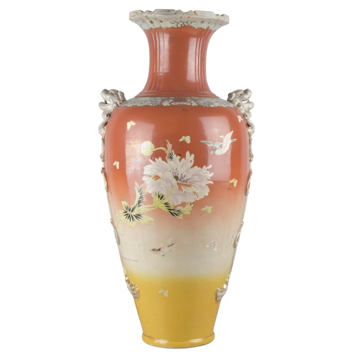 Satsuma Porcelain Floor Vase