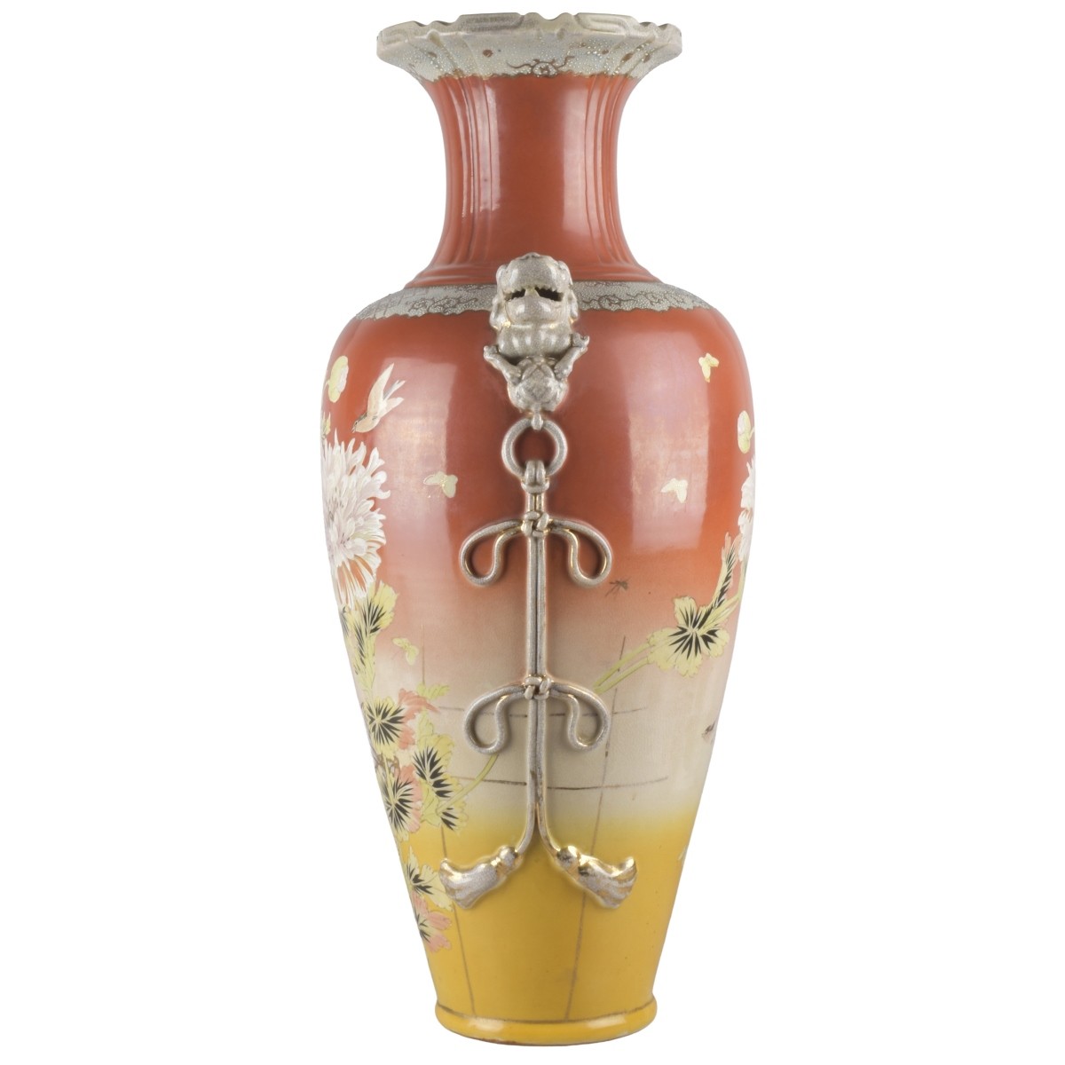Satsuma Porcelain Floor Vase