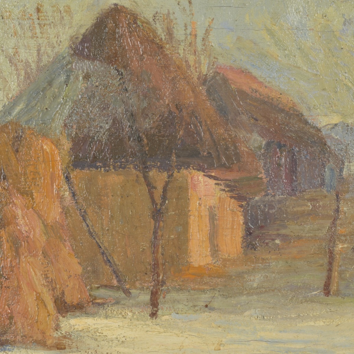 French O/C, "Village Winter"