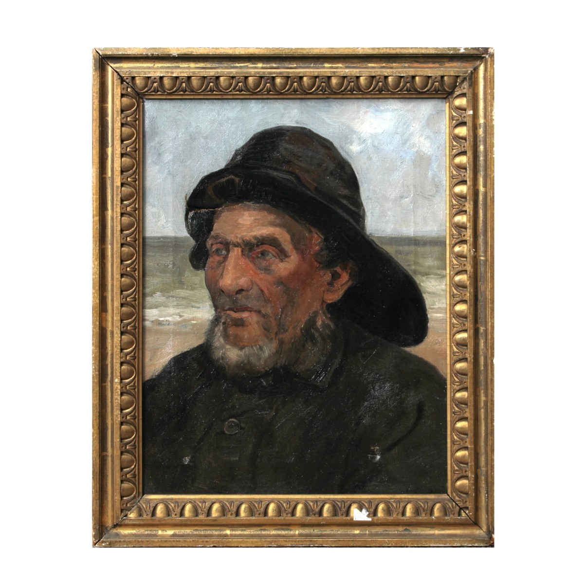 19/20th Cent. O/C Portrait of a Fisherman