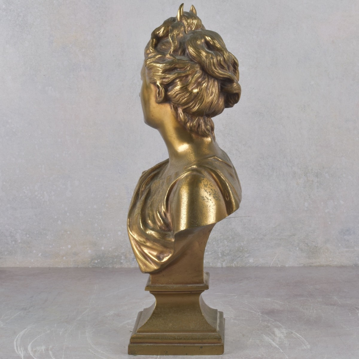 Vintage Gilt Bronze "Diane Huntress"