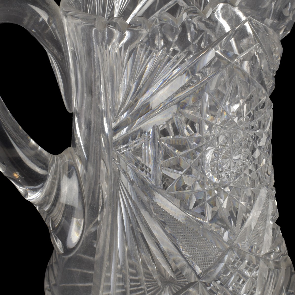 4pc American Cut Glass