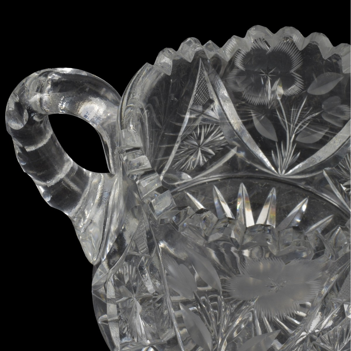 4pc American Cut Glass