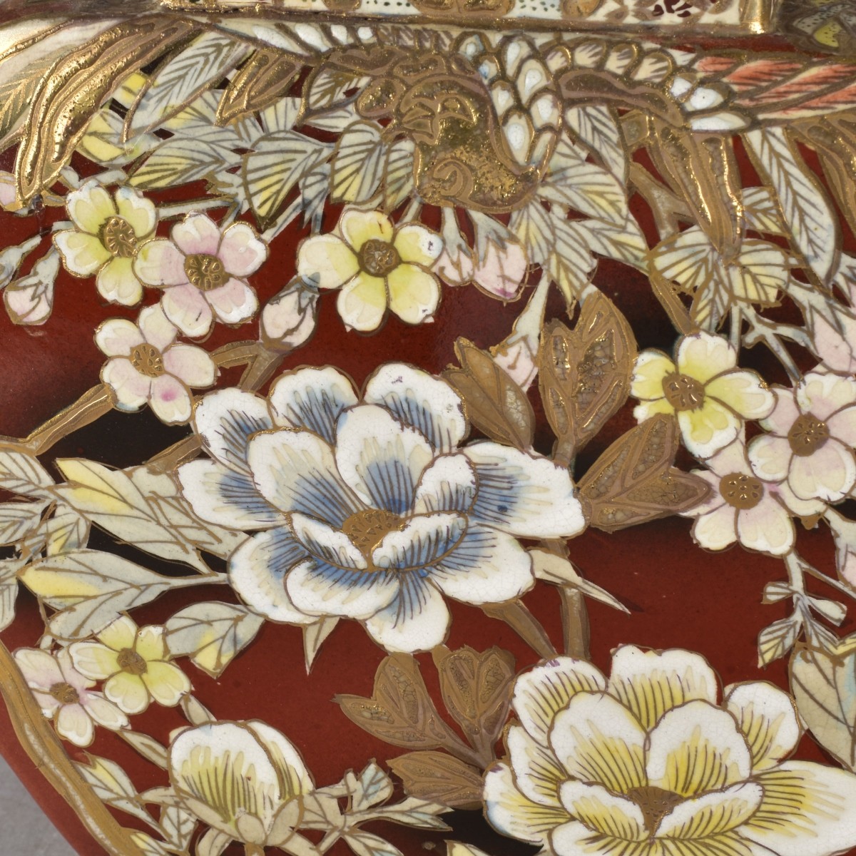 Antique Japanese Kutani Vase