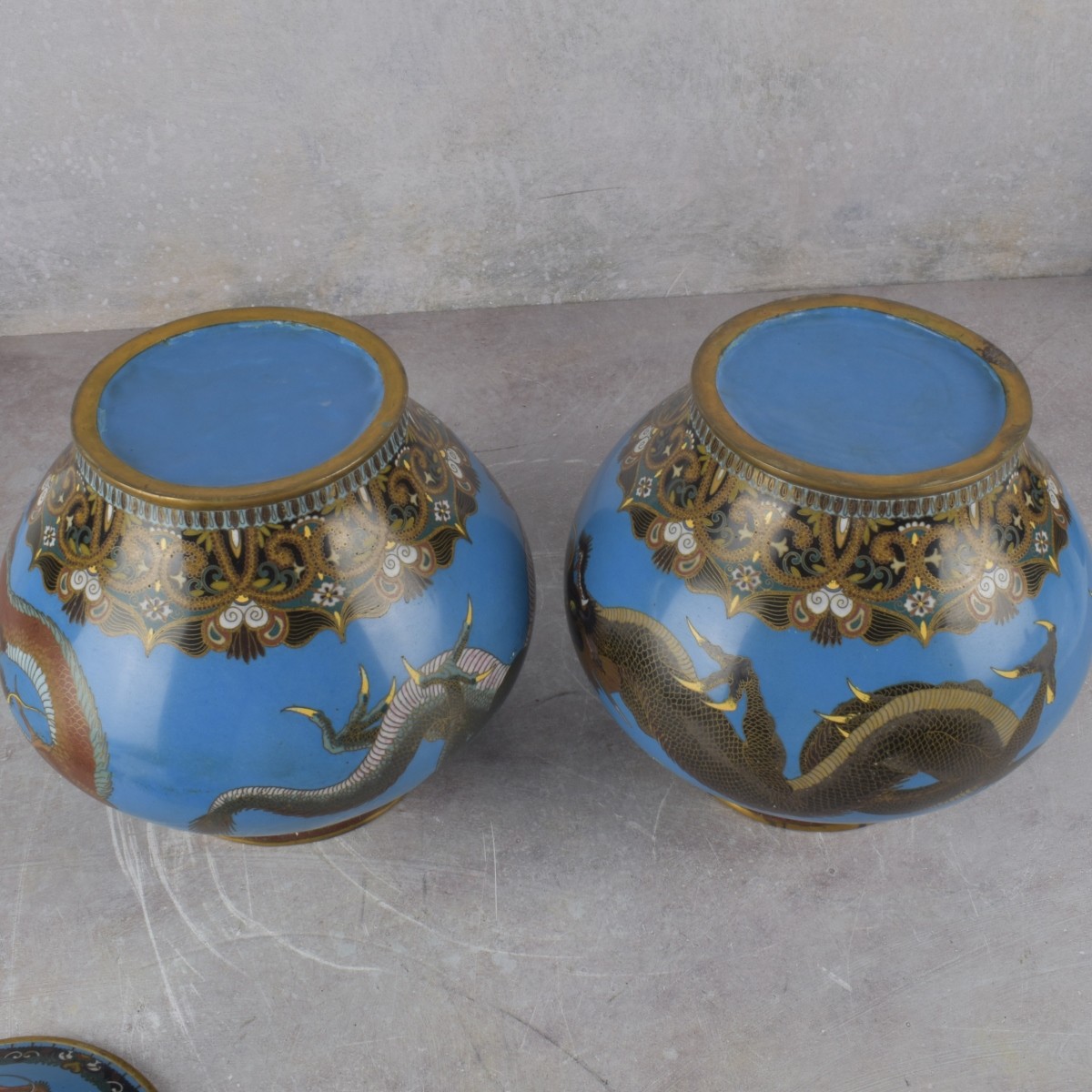 Japanese Cloisoinne Ginger Jars