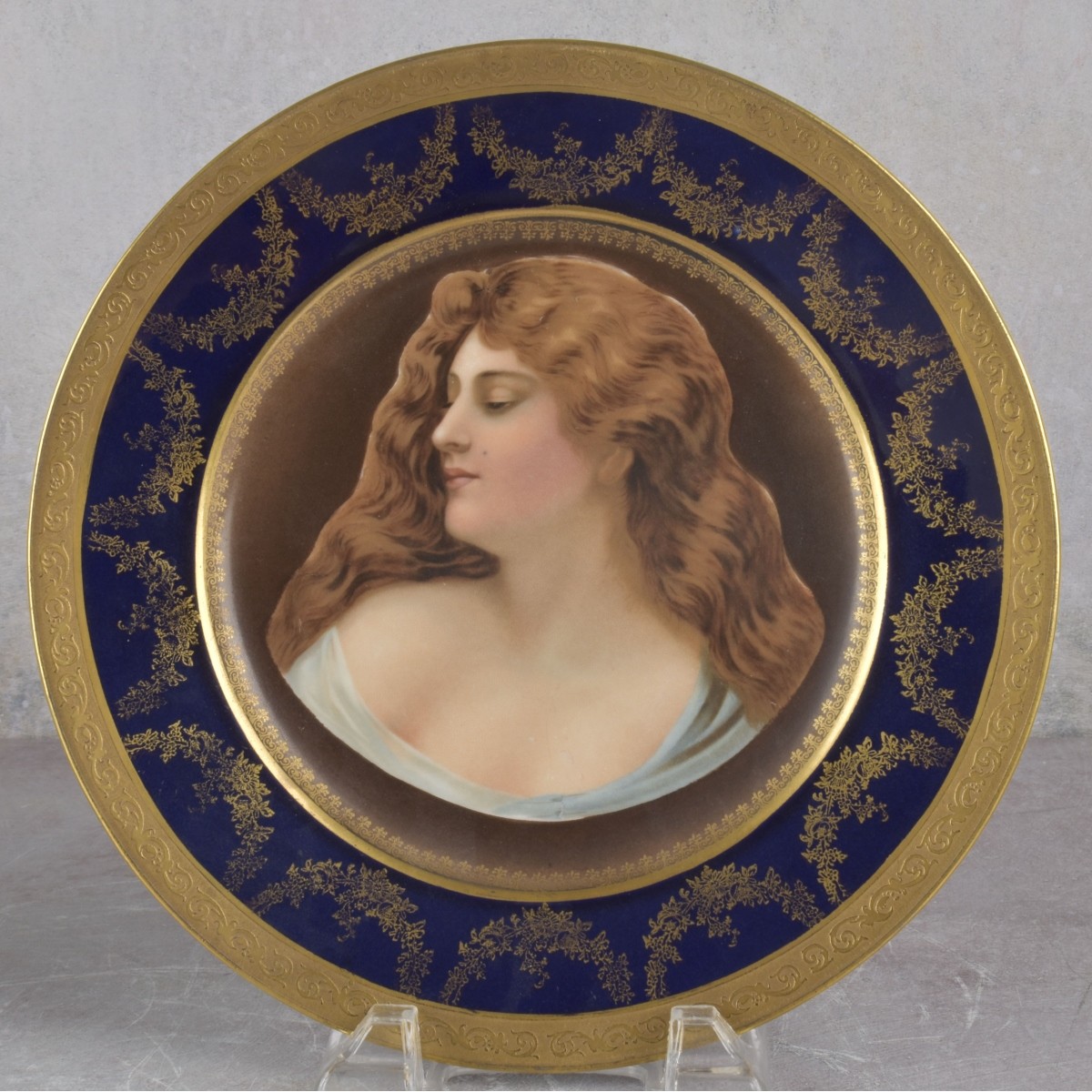 European Porcelain Portrait Plates