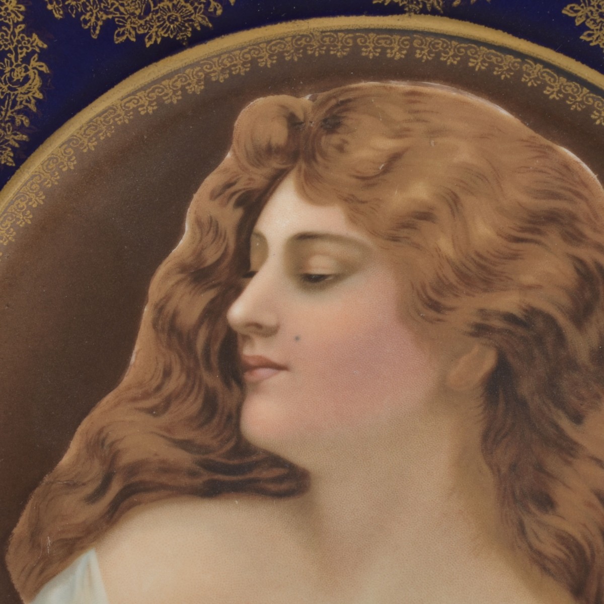 European Porcelain Portrait Plates