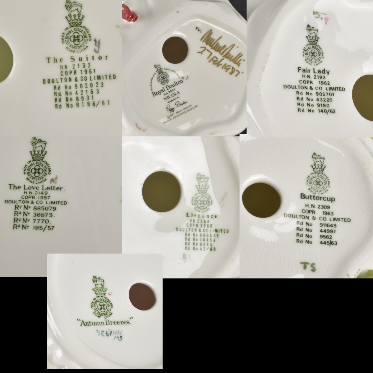 Collection of Royal Doulton Figurines