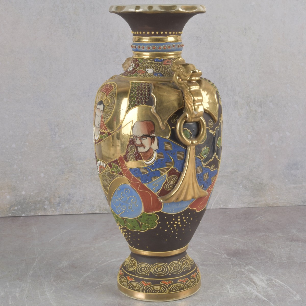 Japanese Satsuma Porcelain Vases