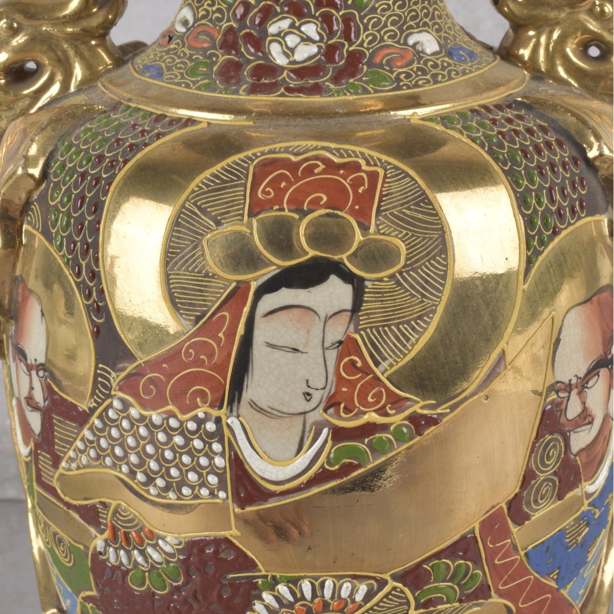 Japanese Satsuma Porcelain Vases