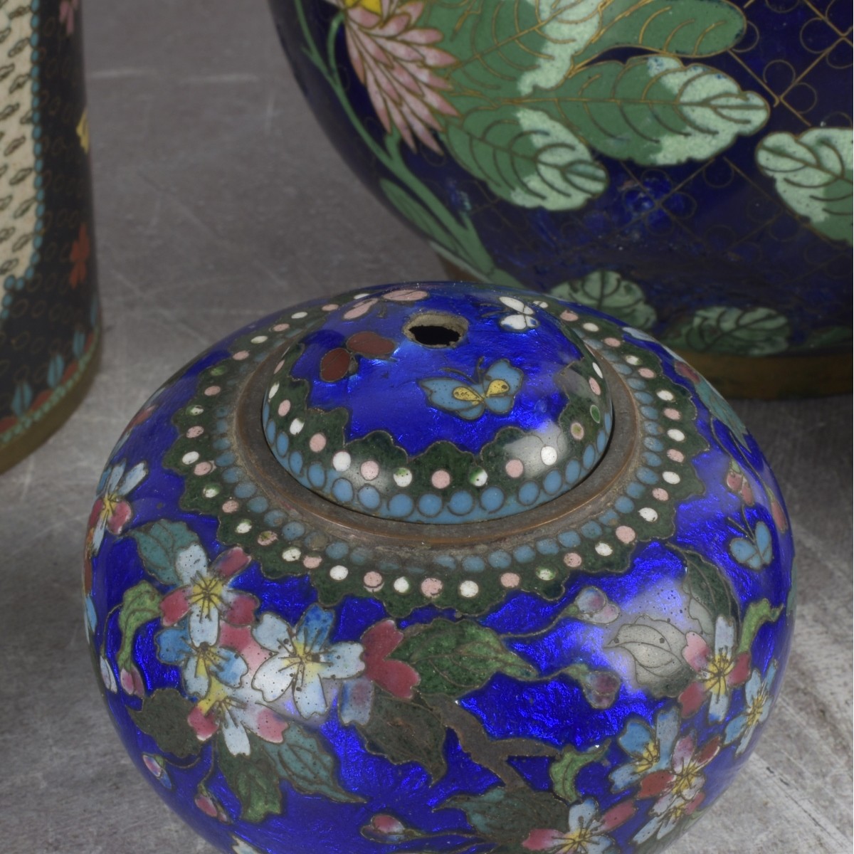 Collection of Cloisonne Pieces