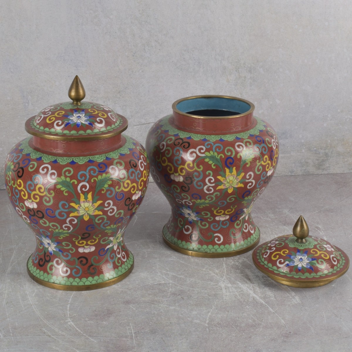 Collection of Cloisonne Pieces