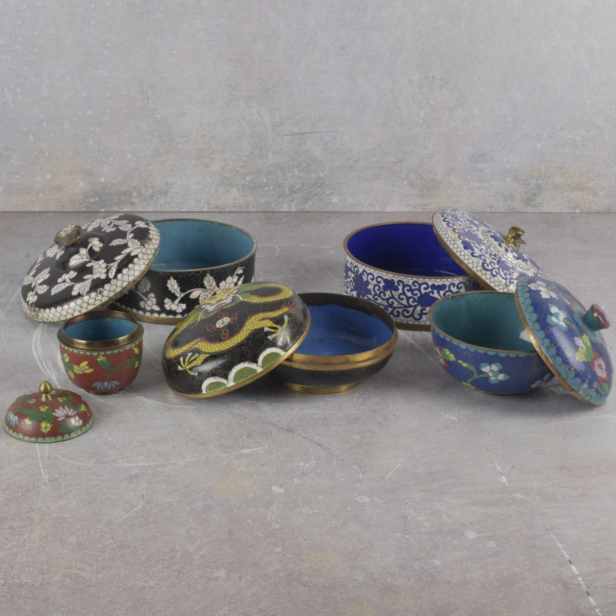 Collection of Cloisonne Pieces