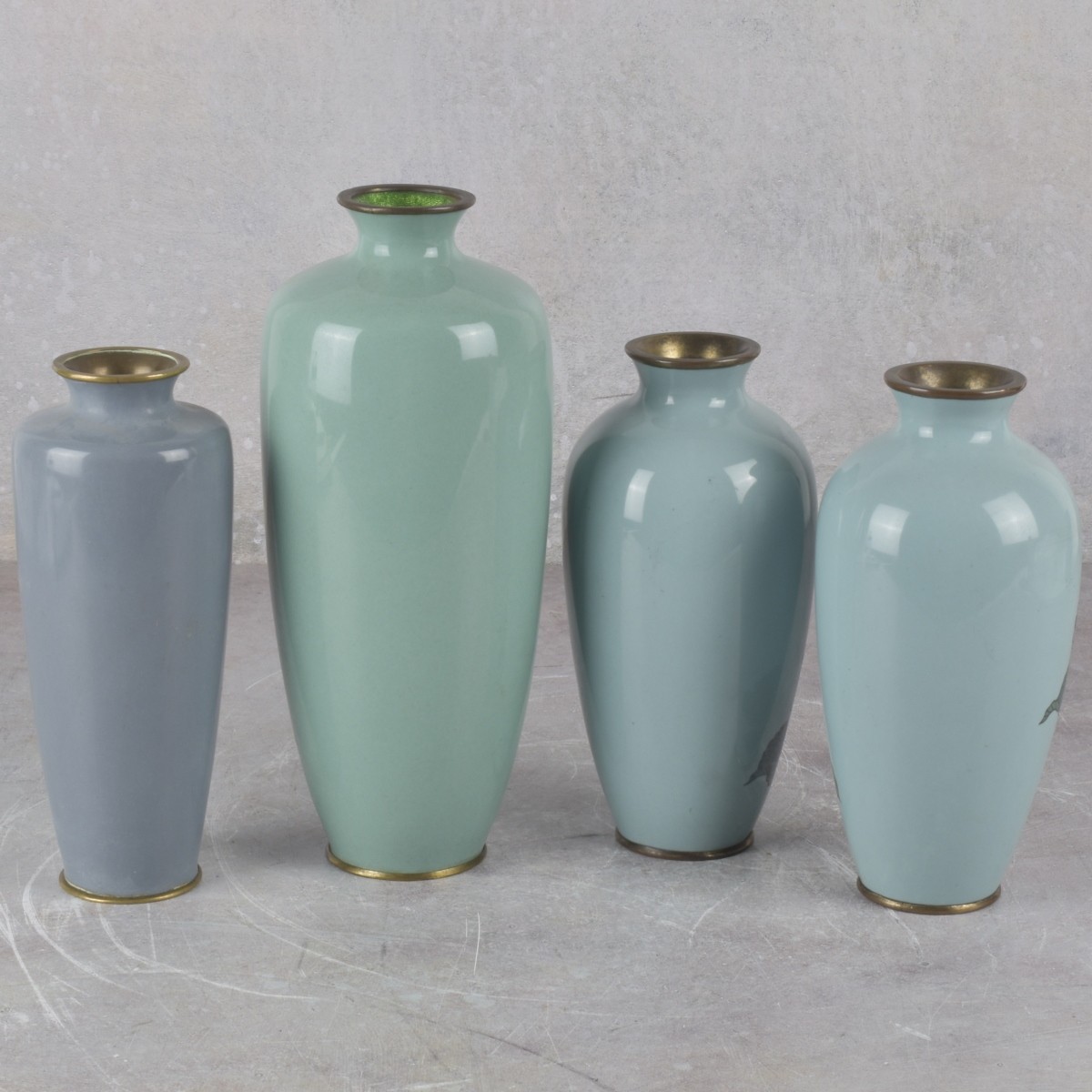 Japanese Cloisonne Vases