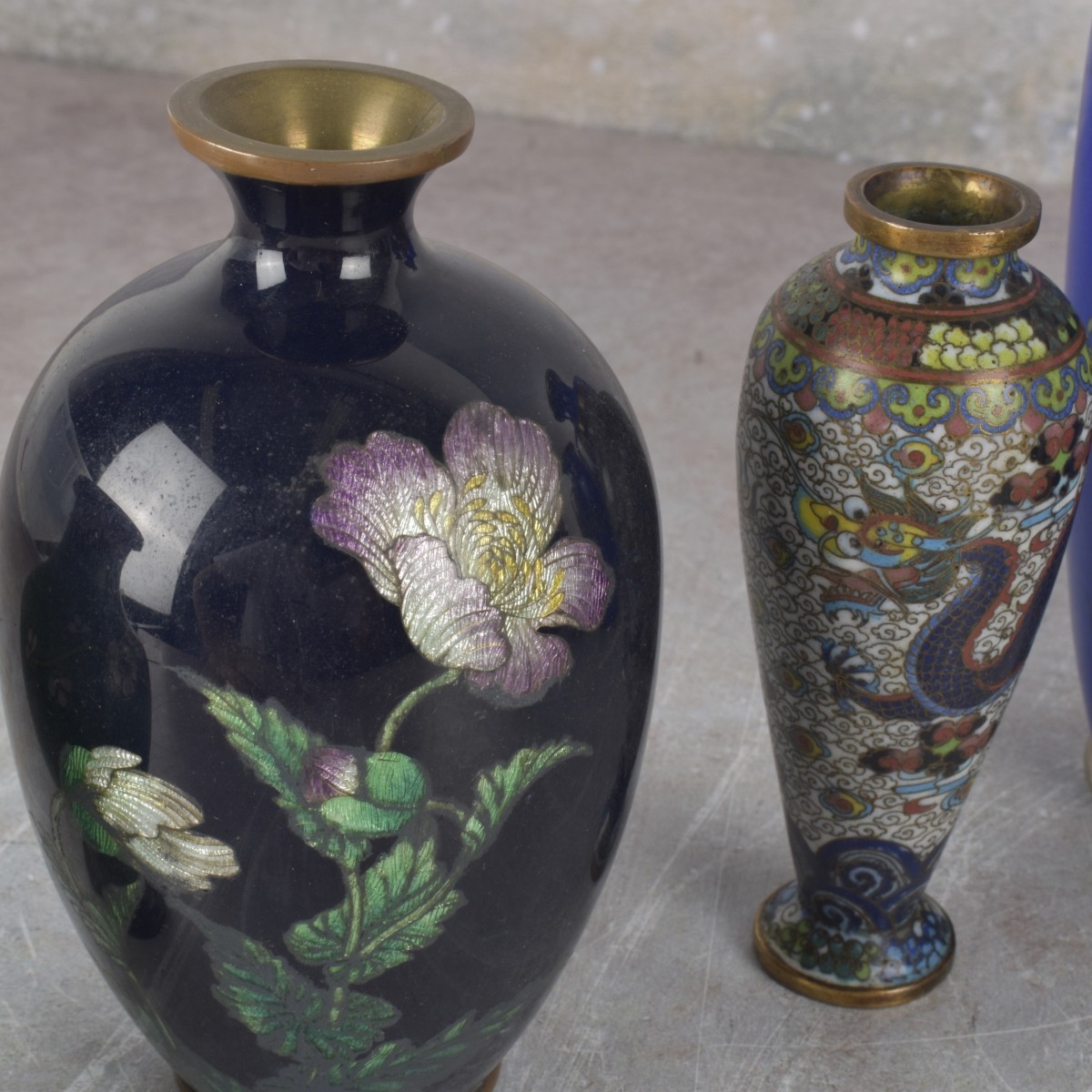 Japanese Cloisonne Vases