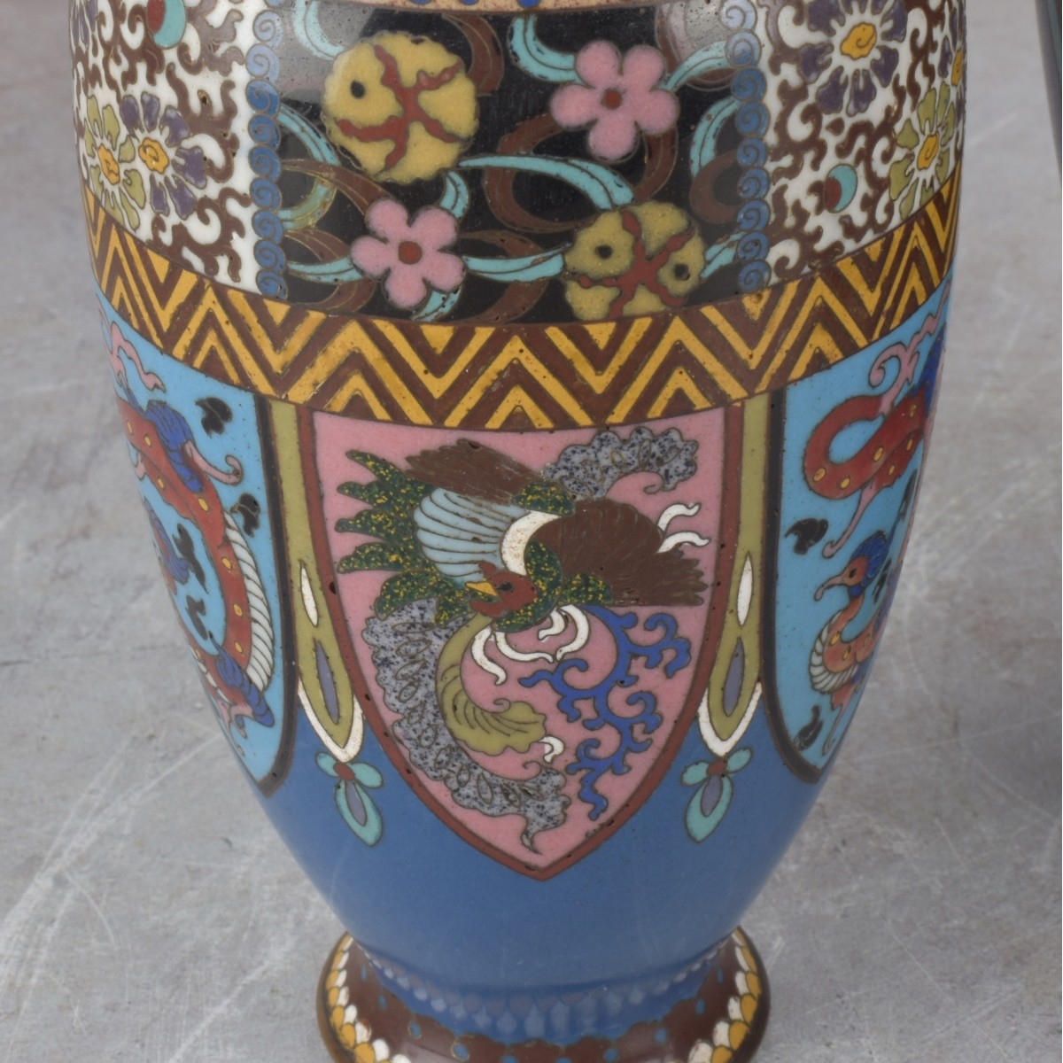 Japanese Cloisonne Vases