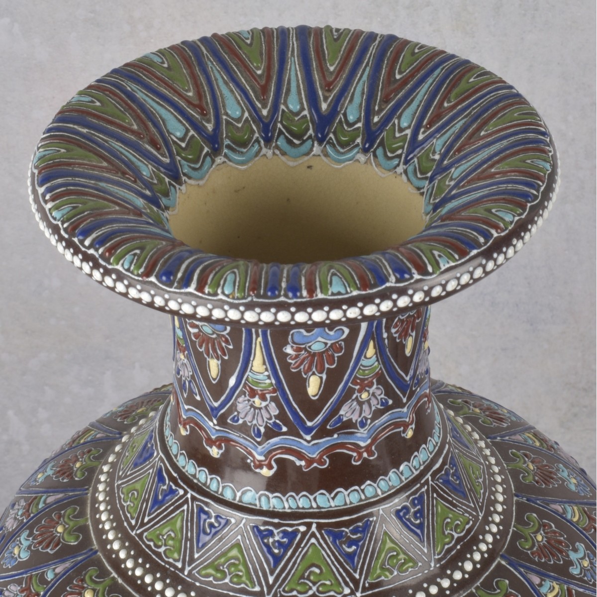 Chinese Black Famille Noire Vases