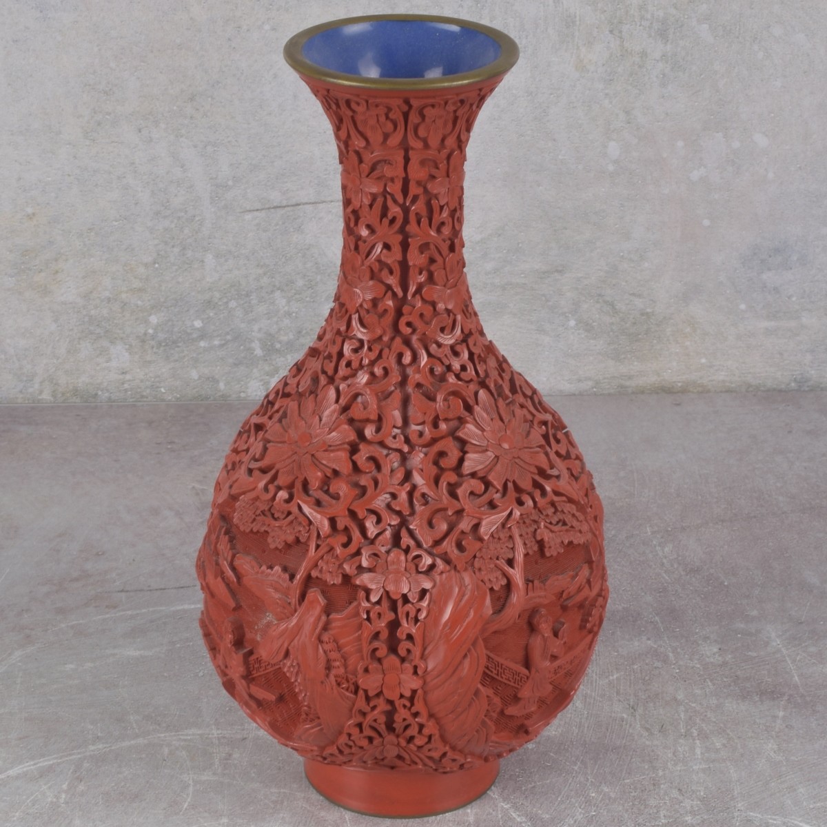 Vintage Chinese Cinnabar