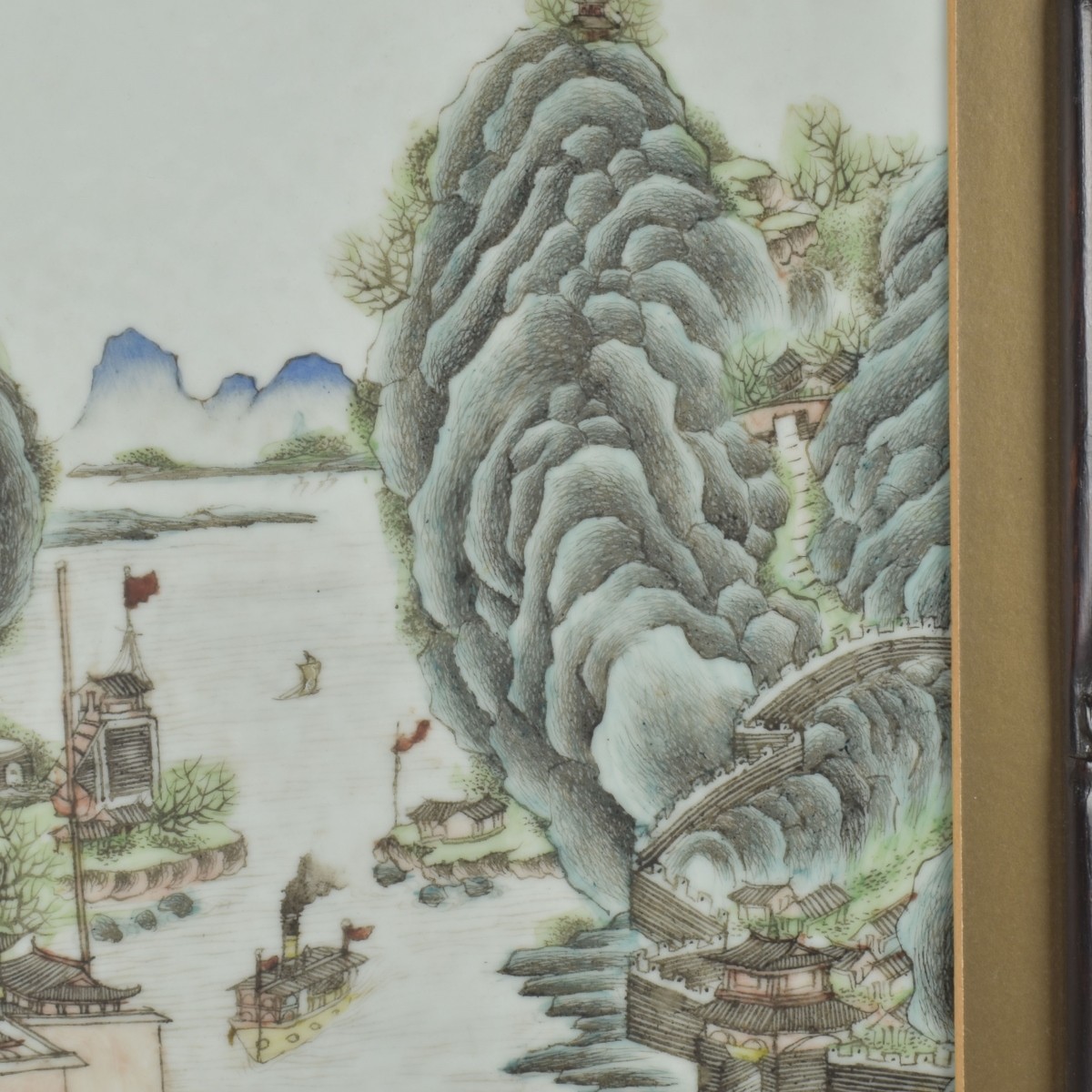 Antique Chinese Porcelain Plaque