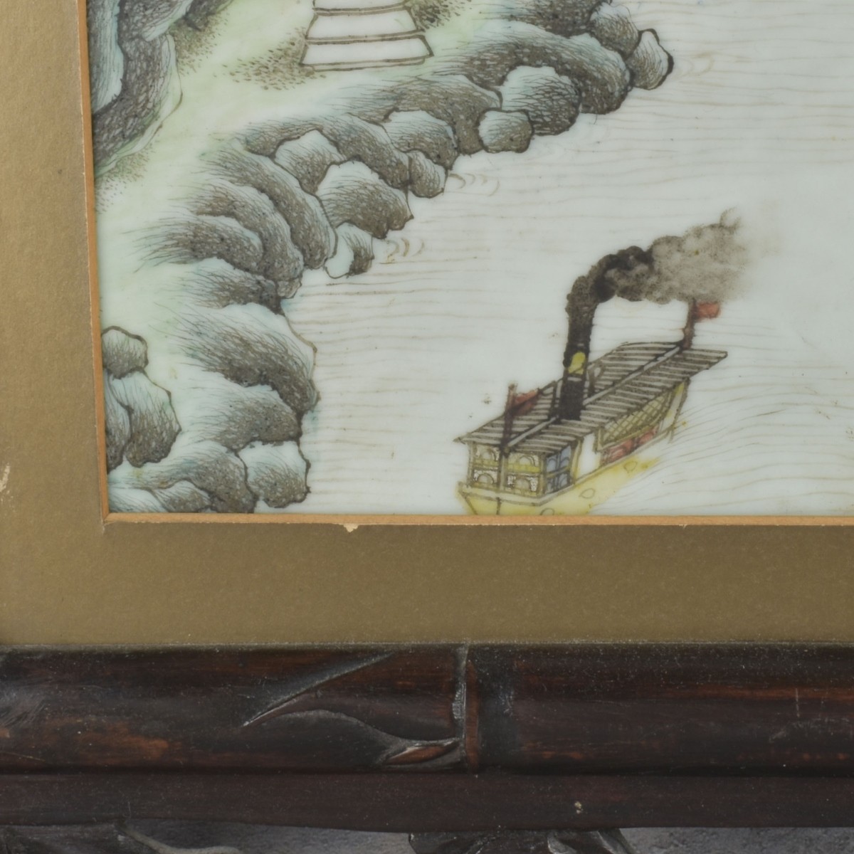 Antique Chinese Porcelain Plaque