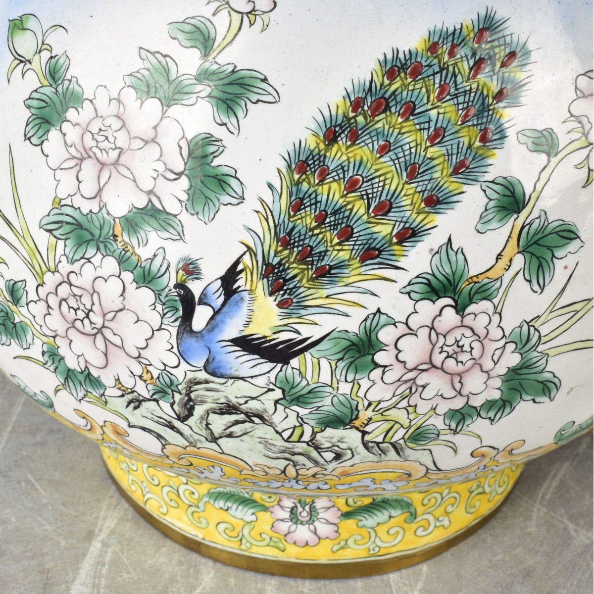Vintage Chinese Enameled Vases