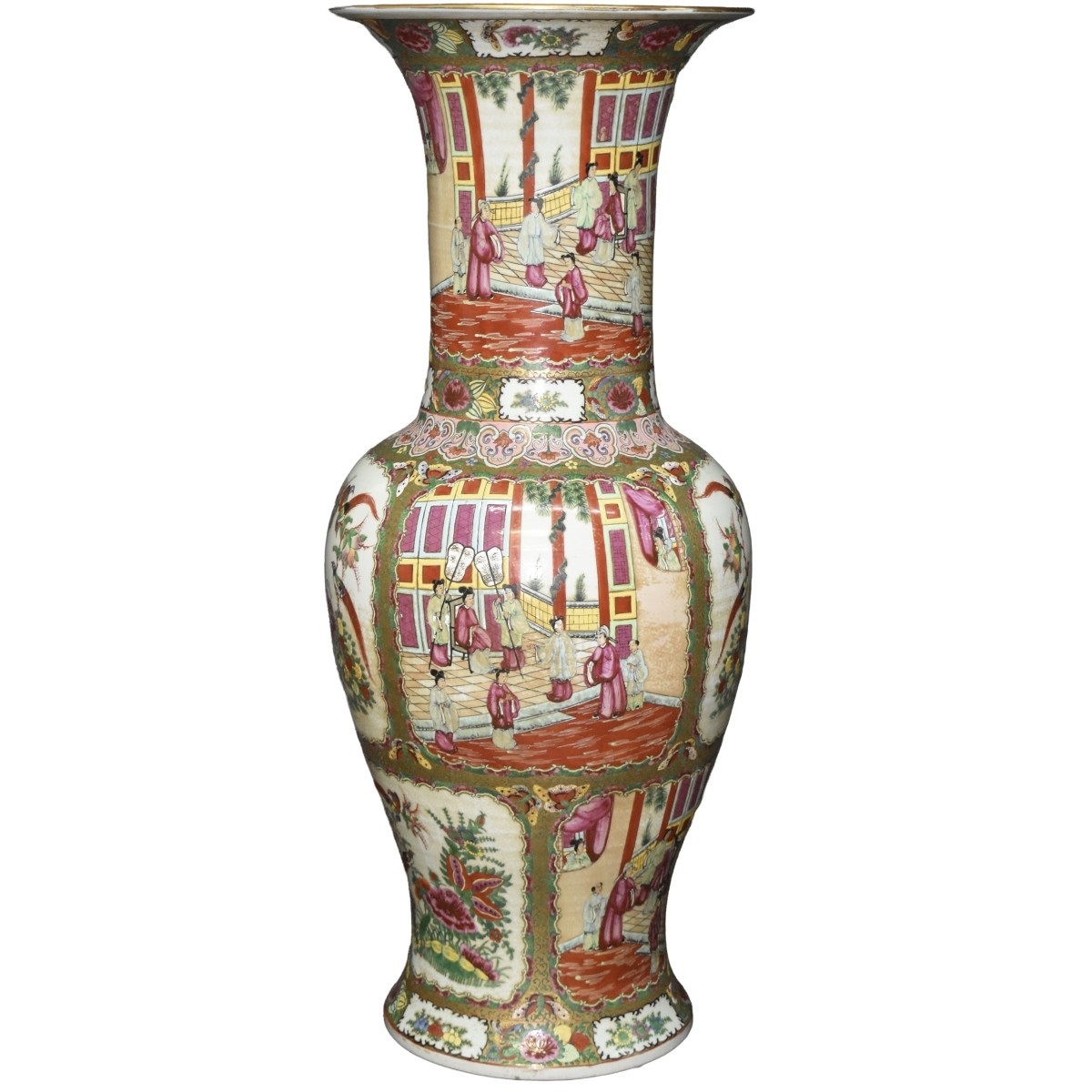 Large Chinese Porcelain Floor Vase