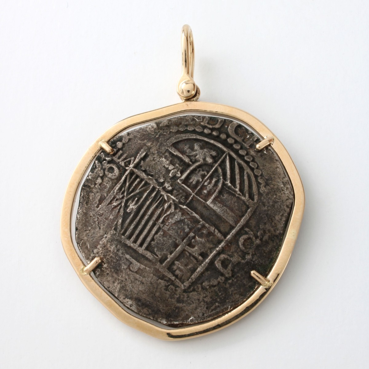 Atocha Coin and 14K Pendant
